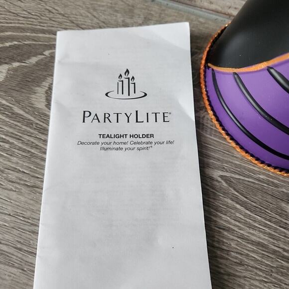 Partylite Count Batcula Tealight Candle Holder Halloween Vampire Dracula Bats - Picture 5 of 16